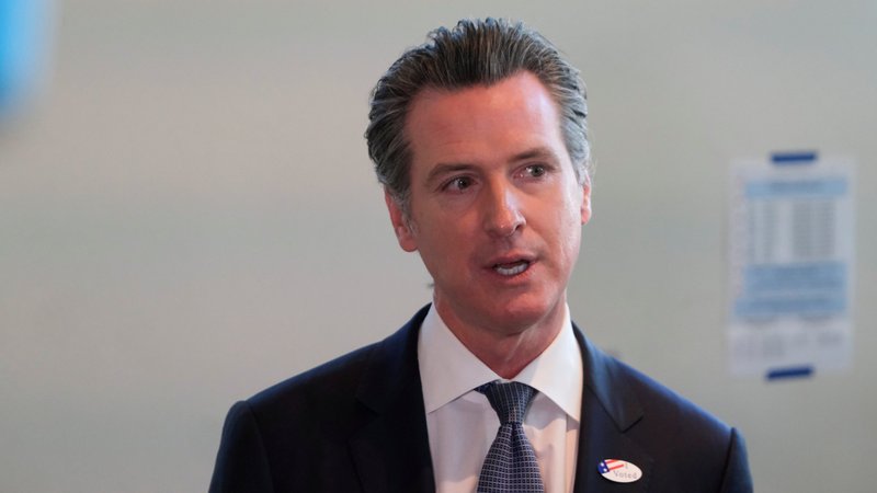 California Gov. Gavin Newsom is seen in Sacramento in this 2020 photo. (CNS photo/Gabriela Bhaskar, Reuters)