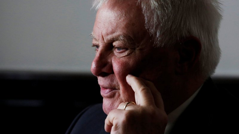 Former Hong Kong Gov. Chris Patten is pictured during an interview in Hong Kong Nov. 25, 2016. Patten, a prominent English Catholic, criticized the Vatican-China agreement on bishops and said Pope Francis was badly advised. (CNS photo/Bobby Yip, Reuters)