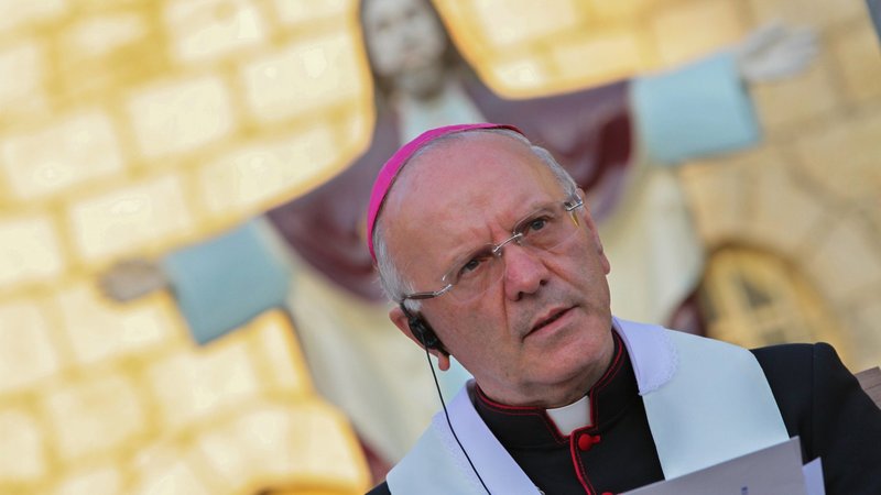 Bishop Nunzio Galantino, president of the Administration of the Patrimony of the Holy See, said the new set of finance laws approved by Pope Francis removing management of financial assets from the Secretary of State are a much-needed step toward financial transparency. Bishop Galantino is pictured in an Aug. 8, 2015, file photo. (CNS photo/Nader Daoud)