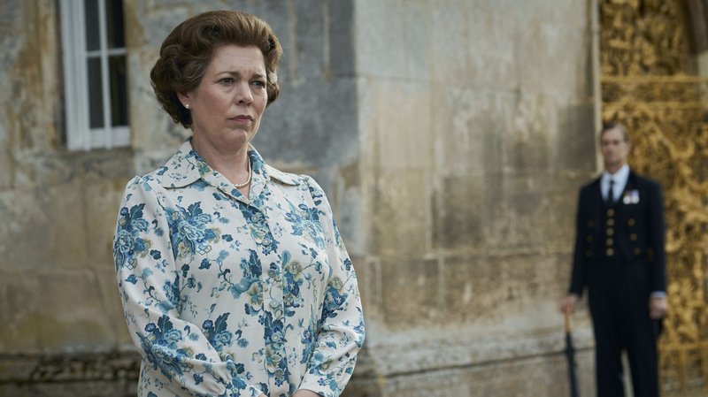 Olivia Colman as Queen Elizabeth II. (© Netflix)