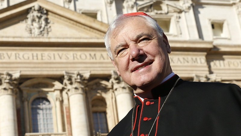 Cardinal Gerhard Muller, prefect of the Congregation for the Doctrine of the Faith, is pictured before Pope Francis' general audience in St. Peter's Square at the Vatican in this Nov. 19, 2014, file photo. Cardinal Muller said in an interview published Jan. 10 that the constant comparison and false reports of division between Pope Francis and retired Pope Benedict XVI by both secular and church media outlets threaten the dignity of the papacy and the faith of many. (CNS photo/Paul Haring)