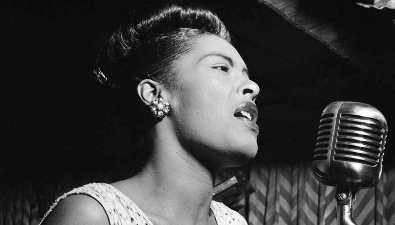Billie Holiday at the Downbeat Jazz Club in New York City, 1947. (Wikimedia Commons)