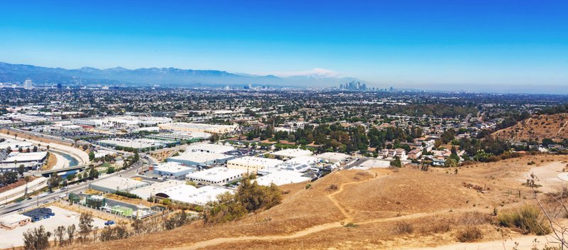 View of Los Angeles from the Baldwin Hills Scenic Overlook. (Shutterstock)