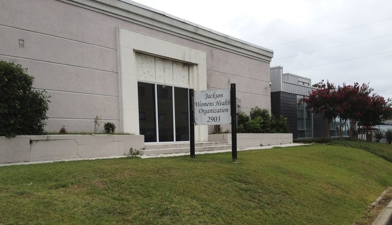 The Jackson Women's Health Organization building is seen in 2012 in Mississippi. (CNS photo/Emily Le Coz , Reuters)