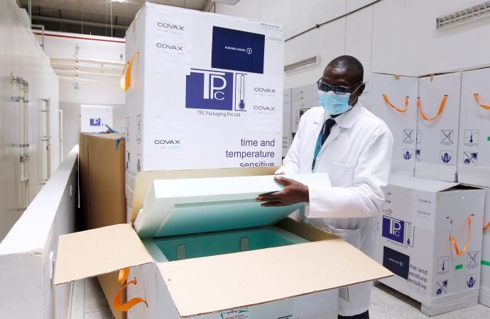 A biomedical engineer confirms the consignment of the COVID-19 vaccine at Kenyatta National Hospital in Nairobi, Kenya, March 5, 2021. (Monicah Mwangi/Reuters via CNS, image via Crux)
