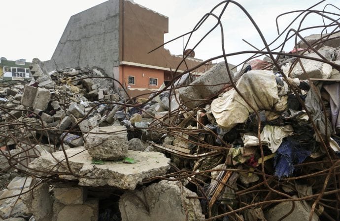 In this Jan. 18, 2019 photo, a house that once belonged to a Christian family lies in ruins, destroyed during fighting with the Islamic State, in Bartella, Iraq. (Fay Abuelgasim/AP via Crux)