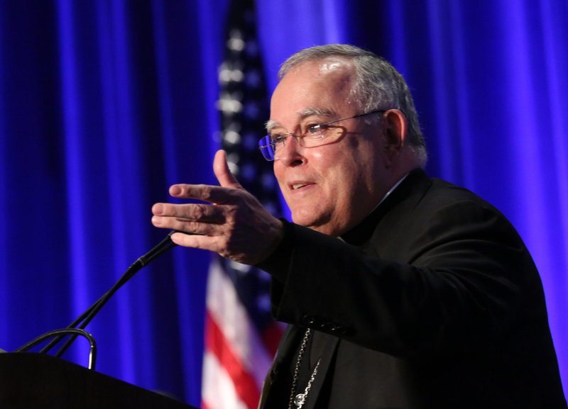 Archbishop Charles J. Chaput of Philadelphia at the U.S. Conference of Catholic Bishops' annual spring assembly in June 2018 in Fort Lauderdale, Florida. (CNS/Bob Roller)