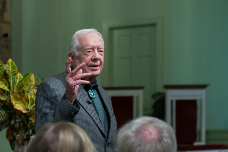 Former president Jimmy Carter. (Nagel Photography/Shutterstock)