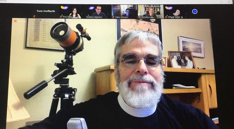 Jesuit Brother Guy Consolmagno hosts the virtual presentation “Your God Is Too Small" March 11 as part of LMU's Seaver Spotlight Series. (Tom Hoffarth)