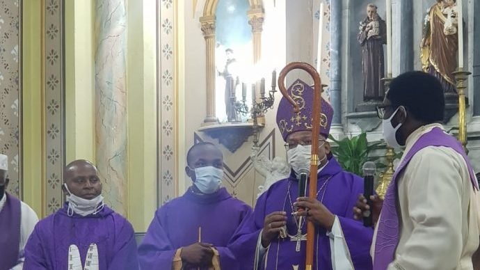 Nigerians celebrate the establishment of an official chaplaincy for their community in São Paulo, Brazil. (Ikenna Ojukwu/Courtesy to Crux.)
