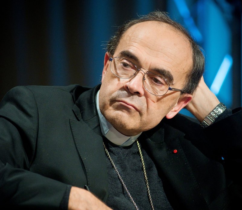 French Cardinal Philippe Barbarin, who resigned from the Archdiocese of Lyon in 2020, is pictured in an Oct. 6, 2015, photo. (CNS photo/Kasia Strek, CIRIC via KNA)