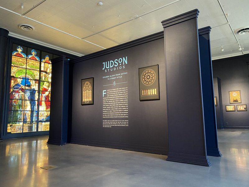 Judson Studios: “Stained Glass from Gothic to Street Style” exhibit is open at Forest Lawn Museum through Sept. 12. (Courtesy Forest Lawn Museum)