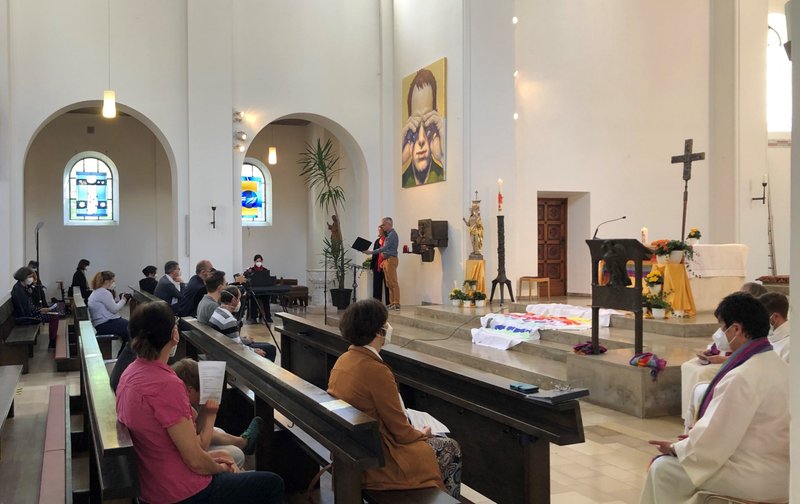 St. Benedict Catholic church in Munich, Germany, held a "service" on Sunday to bless a lesbian couple, as part of the act of defiance against the Vatican. (Catholic News Agency/ACI Group)