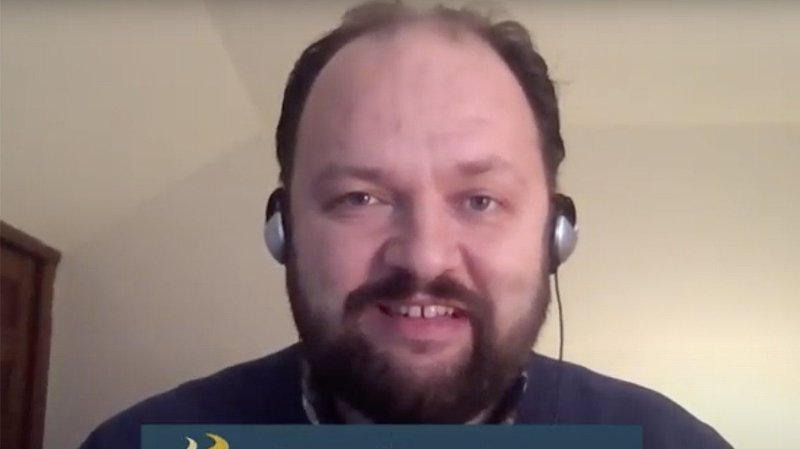 This is a screen grab of author and New York Times columnist Ross Douthat. (CNS screen grab)