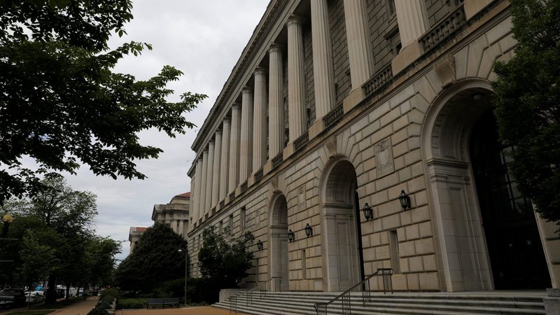 The headquarters of the Internal Revenue Service are seen in Washington May 10, 2021. The U.S tax collection service has included the Vatican in its list of countries that conform to international standards regarding financial regulation and auditing measures. (CNS photo/Andrew Kelly, Reuters)
