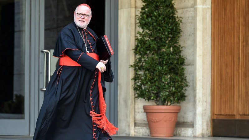 Cardinal Reinhard Marx of Munich and Freising, Germany, has submitted his resignation to Pope Francis, saying that bishops must begin to accept responsibility for the institutional failures of the church in handling the clerical sexual abuse crisis. The pope did not immediately accept the cardinal's resignation. Cardinal Marx is pictured in a Feb. 12, 2015, file photo at the Vatican. (CNS photo/Cristian Gennari, KNA)