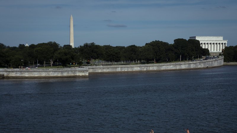 People paddle board along the Potomac River in Washington June 25, 2021. This year's International Religious Summit will be held in the nation's capital July 13-15. (CNS photo/Tyler Orsburn)