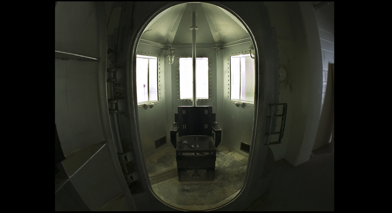 The former gas chamber at New Mexico State Penitentiary, used only once in 1960 and later replaced by lethal injection. (Wikipedia)
