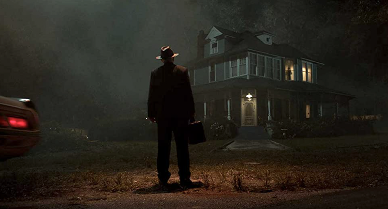 This scene in "The Conjuring: The Devil Made Me Do It," is an homage to a lookalike moment in “The Exorcist.” | IMDB/WARNER BROS.