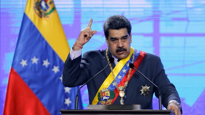 Venezuelan President Nicolás Maduro is seen in Caracas Jan. 22, 2021. Maduro has accused Cardinal Pietro Parolin, Vatican secretary of state, of unduly meddling in national affairs after the cardinal sent a letter to private business leaders calling for serious negotiations to resolve the ongoing crisis in the South American country. (CNS photo/Manaure Quintero, Reuters)