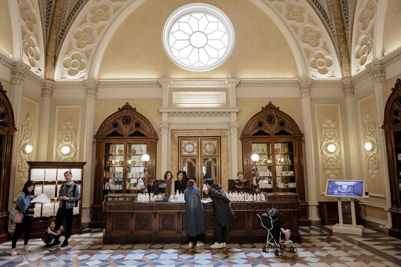 Santa Maria Novella, the world's oldest pharmacy in Florence, Italy. (Shutterstock)