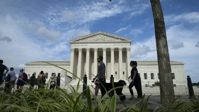 The U.S. Supreme Court is seen in Washington June 13, 2021. (CNS photo/Tyler Orsburn)