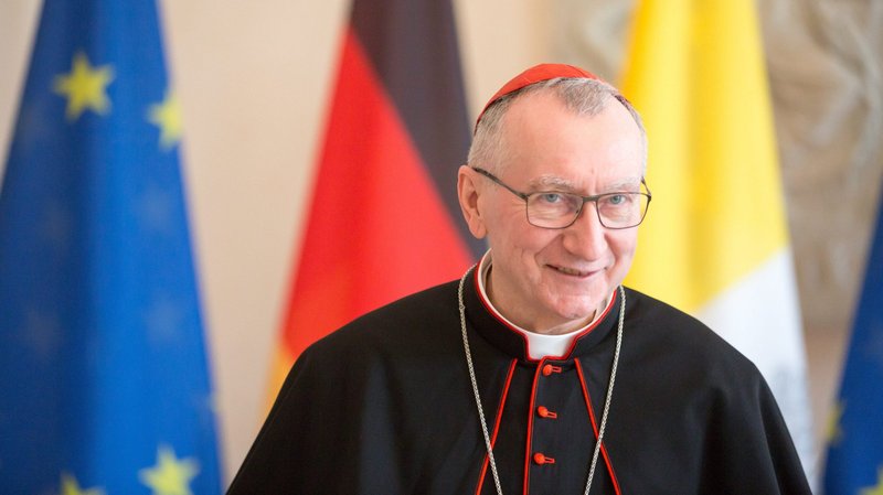 Cardinal Pietro Parolin, Vatican secretary of state, is pictured during a visit to Berlin June 29, 2021. (CNS photo/Gordon Welters, KNA)
