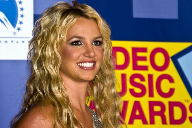 Britney Spears at the 2008 MTV Video Music Awards. (Dooley Productions/Shutterstock)