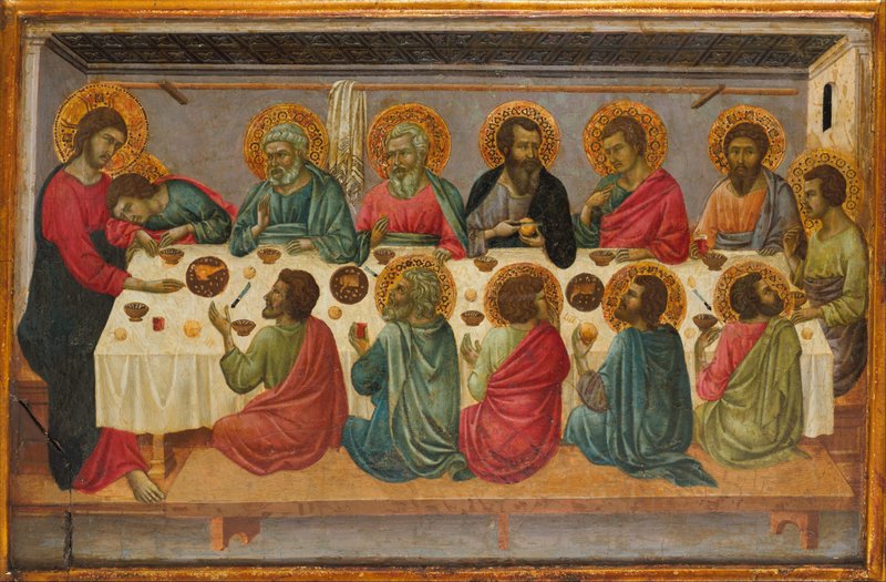 “The Last Supper,” by Ugolino da Siena, c. 1325-30, Italian. (Metropolitan Museum of Art)