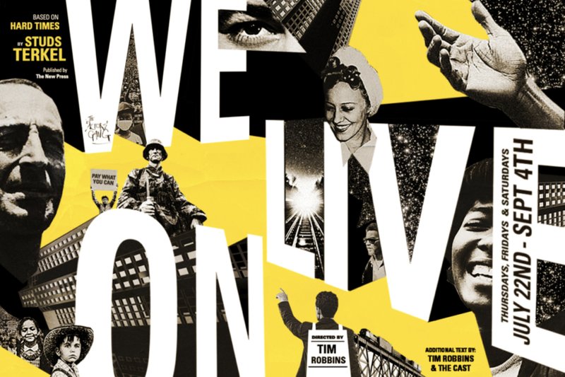 Promotional artwork for "We Live On" by Lincoln Agnew. (The Actors’ Gang)