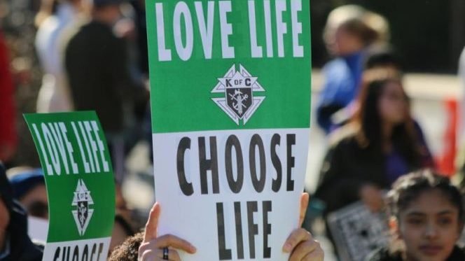 Pro-life advocates at the 45th annual March for Life in Washington, D.C. on Jan. 19, 2018. (Jonah McKeown/CNA)