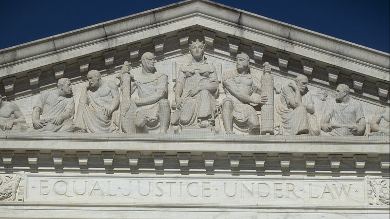 The U.S. Supreme Court is seen in Washington June 24, 2021. The court took no action Aug. 31, 2021 to block a Texas bill prohibiting most abortions after six weeks of pregnancy. (CNS photo/Tyler Orsburn)