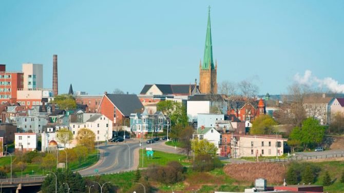 The Cathedral of the Immaculate Conception seen amid Saint John, New Brunswick. (Wangkun Jia/Shutterstock via CNA)