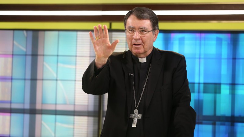 Archbishop Christophe Pierre, apostolic nuncio to the United States, on June 10, 2021. (CNS photo/Bob Roller)