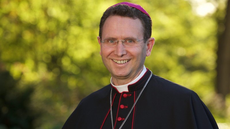 Auxiliary Bishop Andrew H. Cozzens of St. Paul and Minneapolis is seen in this undated photo. Pope Francis appointed him to head the Diocese of Crookston, Minn., Oct. 18, 2021, with his installation Mass scheduled for Dec. 6. (CNS photo/Dave Hrbacek, The Catholic Spirit)