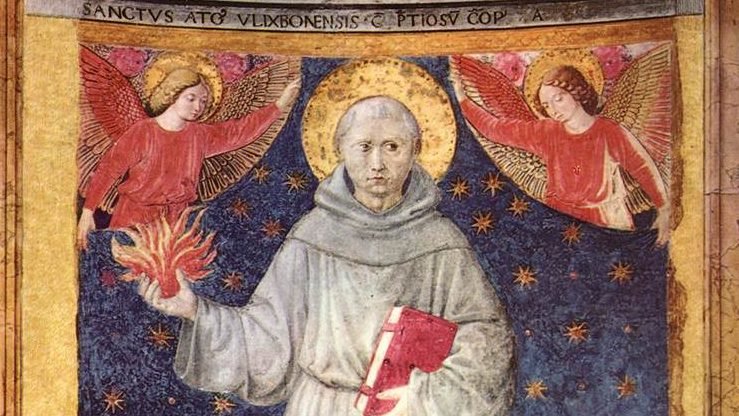 “St. Anthony of Padua,” by Benozzo Gozzoli, 1420-1497, Italian. (Wikimedia Commons)