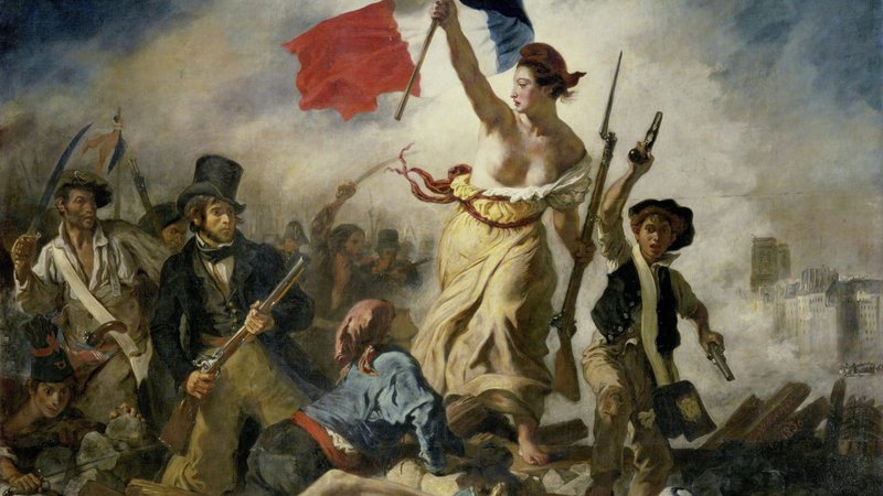 "Liberty Leading the People," 1830, by Eugène Delacroix. (Wikimedia Commons)