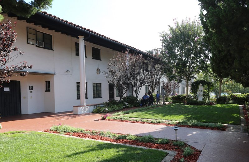 An exterior view of the Monastery of the Angels in Hollywood in 2014. (Victor Alemán)