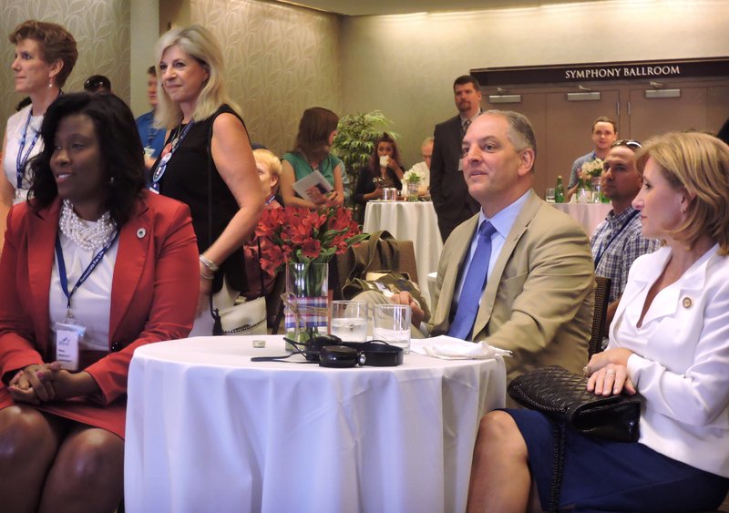 Democratic Gov. John Bel Edwards of Louisiana attends an event sponsored by the Democrats for Life of America in Philadelphia in 2016. (CNS/Elizabeth Evans)