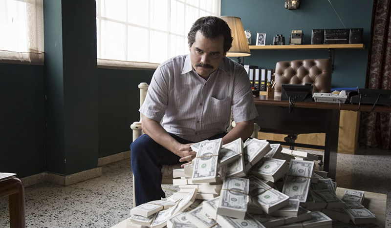 Wagner Moura as Pablo Escobar in "Narcos." (IMDB)