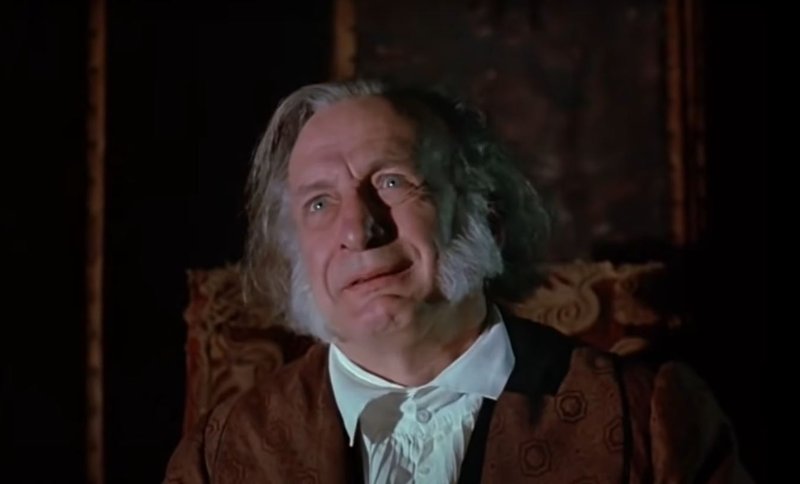 George C. Scott in "A Christmas Carol."