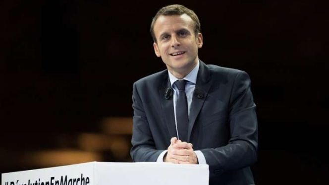Emmanuel Macron. (Frederic Legrand COMEO/Shutterstock via CNA)