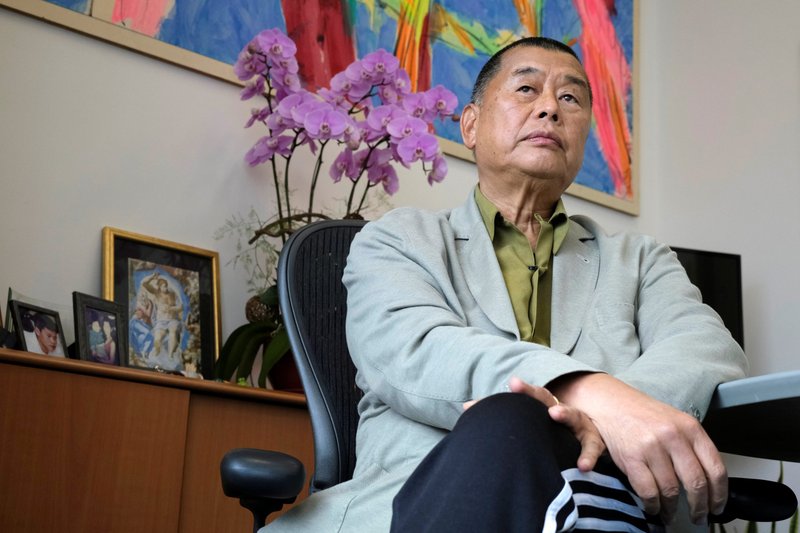 Catholic media tycoon and philanthropist Jimmy Lai is pictured in Hong Kong May 29, 2020. An international coalition of Christian leaders has asked for the release of Lai and other imprisoned activists as part of a Chinese New Year amnesty. (CNS photo/Tyrone Siu, Reuters)