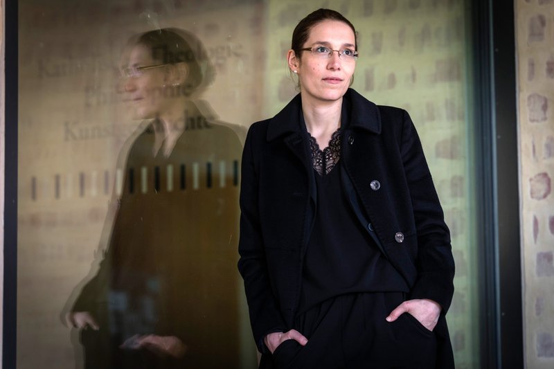 Doris Reisinger, who said she was subject to abuse by a priest while in a consecrated community, is pictured in Münster, Germany, in this Feb. 18, 2019, file photo. She encouraged every member of a community to know their rights. (CNS photo/Lars Berg, KNA)