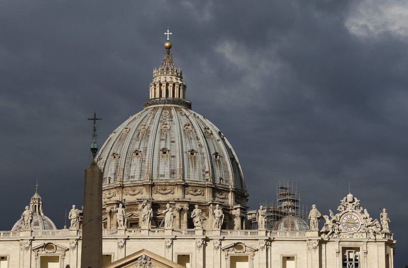 St. Peter's Basilica is seen at the Vatican in this Oct. 9, 2017, file photo. On Feb. 14, 2022, Pope Francis split the Congregation for the Doctrine of the Faith into two main sections: doctrine and discipline. (CNS photo/Paul Haring)