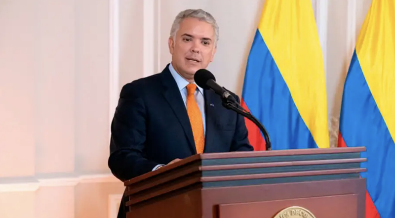 Iván Duque Márquez, president of Colombia. (Presidencia de la República de Colombia via CNA)