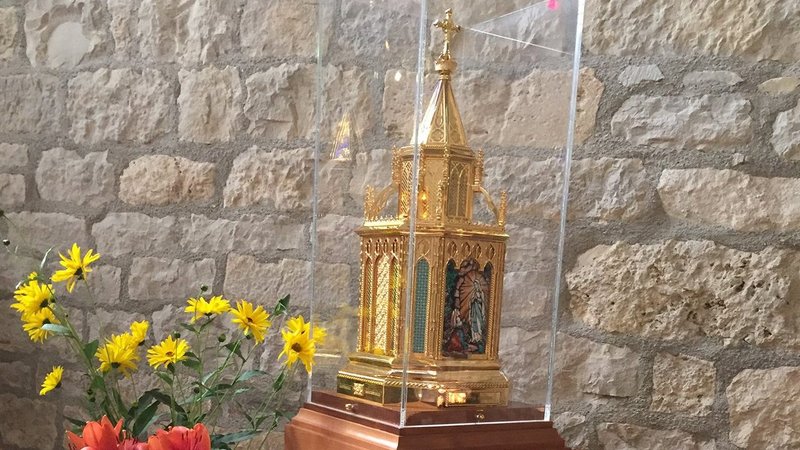 Relics of St. Bernadette are seen in this undated photo. (CNS photo/Pierre Vincent, Sanctuary Our Lady of Lourdes, courtesy StBernadetteUSA.org)