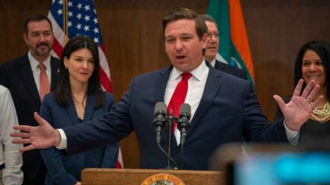 Florida Governor Ron DeSantis, March 27, 2019. (Hunter Crenian/Shutterstock)