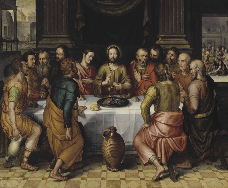 “The Last Supper,” by Pieter Pourbus, 1523/1524-1584, Flemish. (Wikimedia Commons)