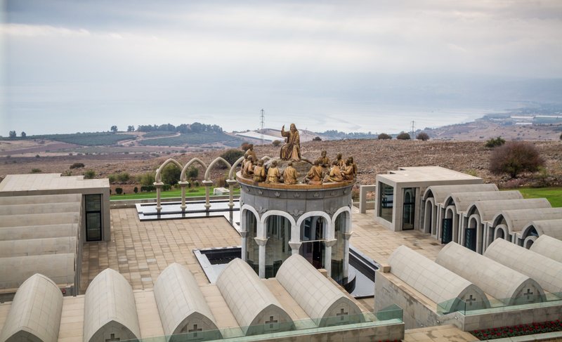 The Redemptoris Mater Seminary of Galilee overlooking the Sea of Galilee, near the site of what is believed to be the Mount of Beatitudes. (Shutterstock)